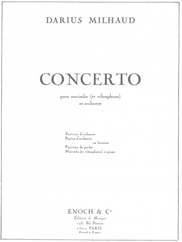 MILHAUD Darius